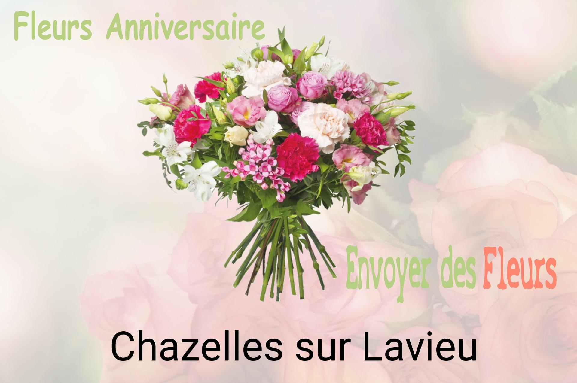 Bouquet de fleurs d’anniversaire livré à Chazelles-sur-Lavieu