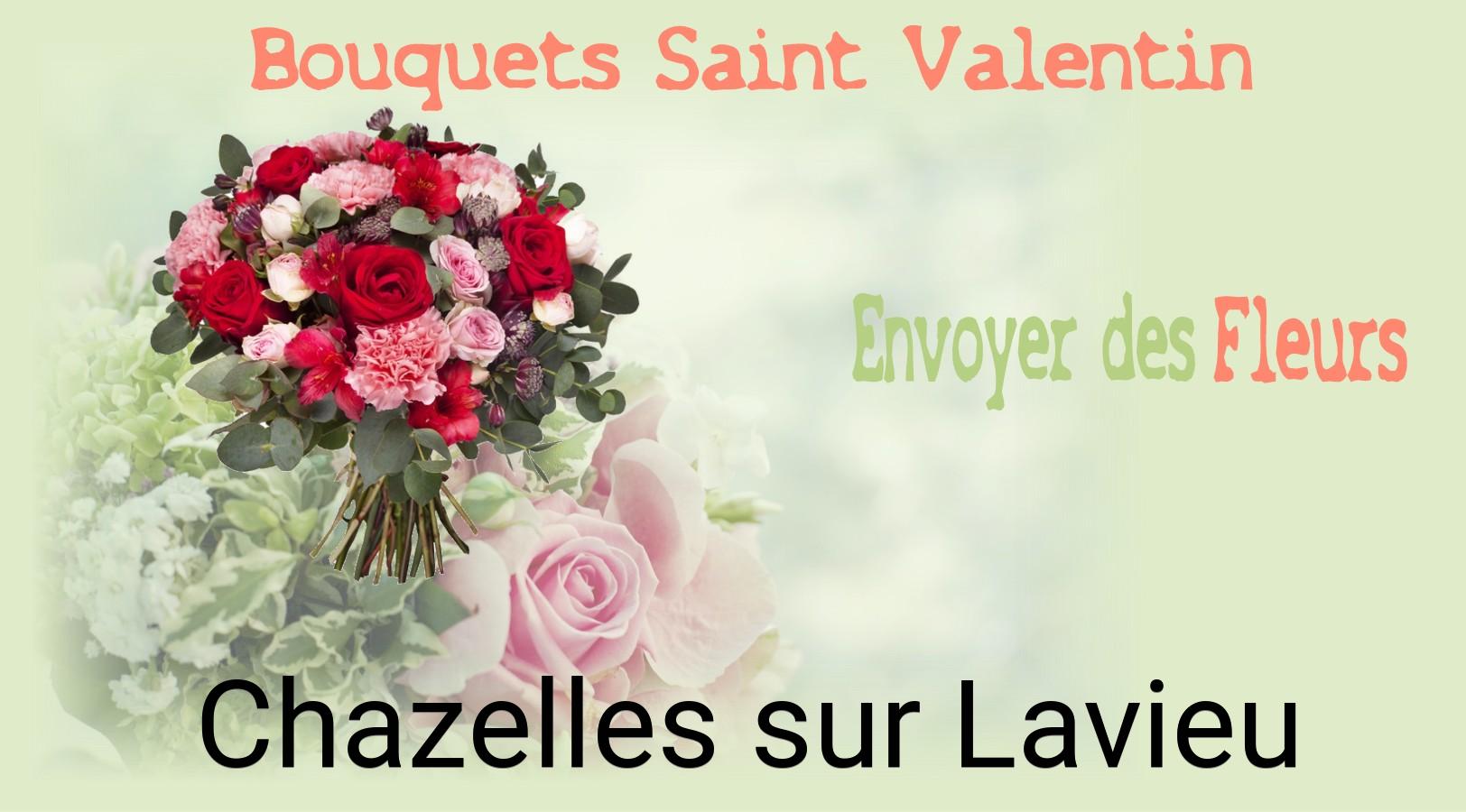 Roses de Saint-Valentin livrées à Chazelles-sur-Lavieu
